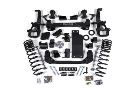 19-23 RAM 1500 4WD 4 Inch Front 3 Inch Rear Lift Kit With OE 22 Inch Wheels No Shocks Zone Offroad