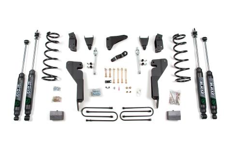 09-13 Dodge RAM 2500/3500 6 Inch Lift With 3.5 Inch Axle Diesel Block With Nitro Shocks Zone Offroad