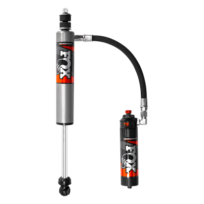 05-Up Toyota Tacoma Rear Performance Elite 2.5 Remote Reservoir 0-1.5 Inch Lift Dual Speed Compression Adjuster Fox Offroad Shocks