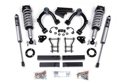 3.5 Inch Lift Kit FOX 2.0 Coil-Over Ford Ranger 19-23 4WD Cast Steel Knuckle Fox 2.0 Performance Shocks