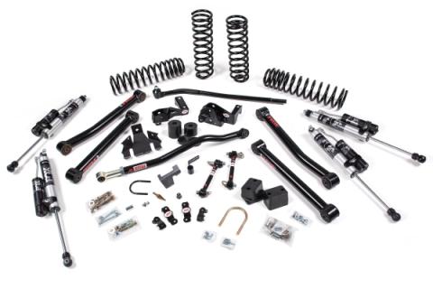 2007-2018 Jeep Wrangler JK J-Konnect 2 Door 3.5 Inch Lift Kit w/ JSpec Shocks JSPEC