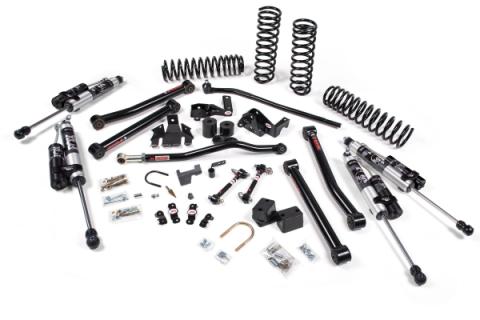2007-2018 Jeep Wrangler JK J-Konnect 2 Door 3.5 Inch Lift Kit w/ JSpec Shocks JSPEC
