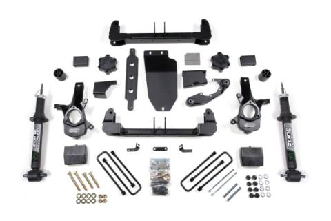 14-18 Silverado/Sierra 1500 4WD 6.5 Inch Lift Kit With Replacement Strut Cast Steel Arms No Shocks Zone Offroad