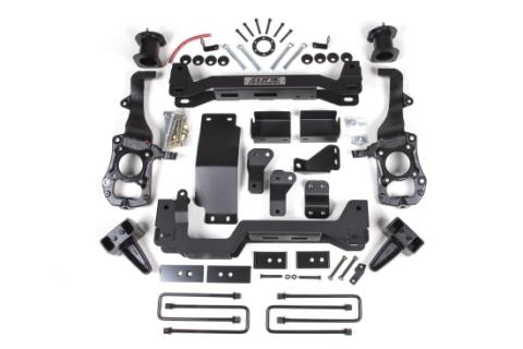 21-23 Ford F-150 Tremor 4WD 5 Inch Lift Kit 3 Inch Rear Block Spacer Front No Shocks Zone Offroad