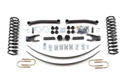 86-92 Jeep Commanche MJ 4.5 Inch Coil Spring Lift kit No Shocks Zone Offroad