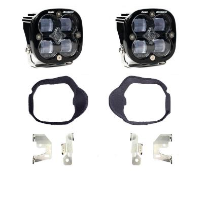 Mercedes Squadron SAE Fog Pocket Light Kit For Mercedes 2014-2018 Sprinter Van (Clear) Baja Designs