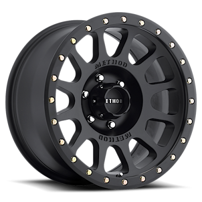 Aluminum Wheels 18x9 NV MR305 Bolt Pattern 6 On 135 Offset 0 Lip Size 1.34 Matte Black MB Method