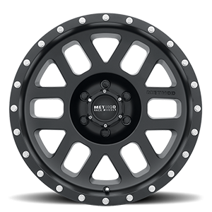 Aluminum Wheels 18x9 Mesh MR306 Bolt Pattern 6 On 135 Offset 18 Lip Size 1.73 Matte Black MB Method