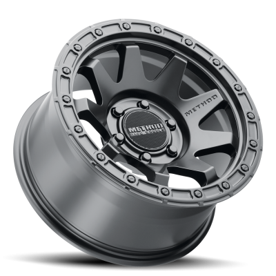 Aluminum Wheels 17x9 MR317 Bolt Pattern 5 On 127 Offset -12 Lip Size 1.57 Matte Black MB Method