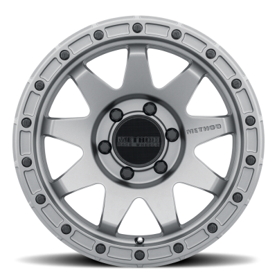 Aluminum Wheels 18x9 MR317 Bolt Pattern 6 On 135 Offset 18 Lip Size 0.83 Matte Titanium GY Method