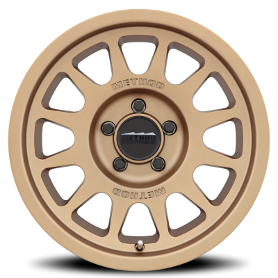 Aluminum Wheels 15x7 Bead Grip MR703 Bolt Pattern 5 On 100 Offset 15 Lip Size 1.18 Method Bronze BRZ Method