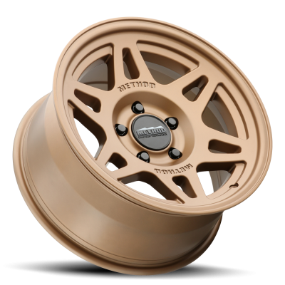 Aluminum Wheels 17x7.5 Bead Grip MR706 Bolt Pattern 5 On 114.3 Offset 30 Bronze BZ Method