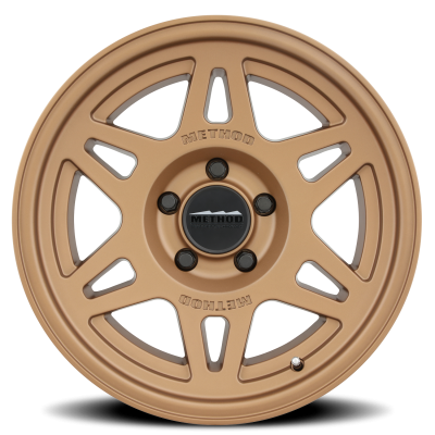 Aluminum Wheels 17x7.5 Bead Grip MR706 Bolt Pattern 5 On 114.3 Offset 30 Bronze BZ Method