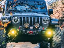 Jeep JL Fog Light Squadron-R 18-Pres Wrangler JL Rubicon Fog Pocket Kit Baja Designs Baja Designs