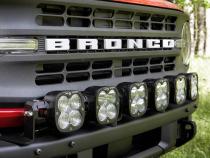 6 X Linkable Light Bar For 21-Up Ford Bronco Steel Bumper Mount Baja Designs