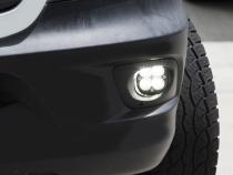 Squadron Pro Fog Pocket Kit 19-24 Sprinter 1500/2500/3500 (Wide Cornering; Baja Amber)