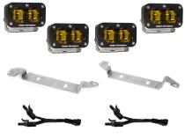 2024-Present Toyota Tacoma S2 SAE Baja Amber OEM Fog Replacement Kit Baja Designs