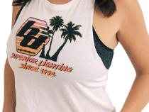 Shirt Superior 90's Quality BD Ladies Small White Baja Designs