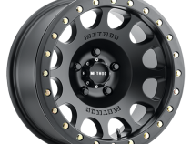 Aluminum Wheels 17x9 Beadlock MR105 Bolt Pattern 5 On 114.3 Offset -38 Lip Size 1.77 Matte Black MB Method