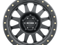 Aluminum Wheels 15x8 Double Standard MR304 Bolt Pattern 5 On 114.3 Offset -24 Lip Size 3.5 Matte Black MB Method