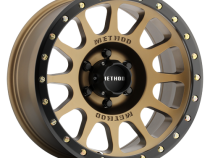Aluminum Wheels 17x8.5 NV MR305 Bolt Pattern 6 On 135 Offset 0 Lip Size 1.3 Method Bronze BRZ Black Street Loc Method