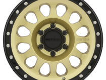 Aluminum Wheels 17x8.5 MR315 Bolt Pattern 6 On 135 Offset 0 Lip Size 1.65 Gold GD Black Street Loc Method